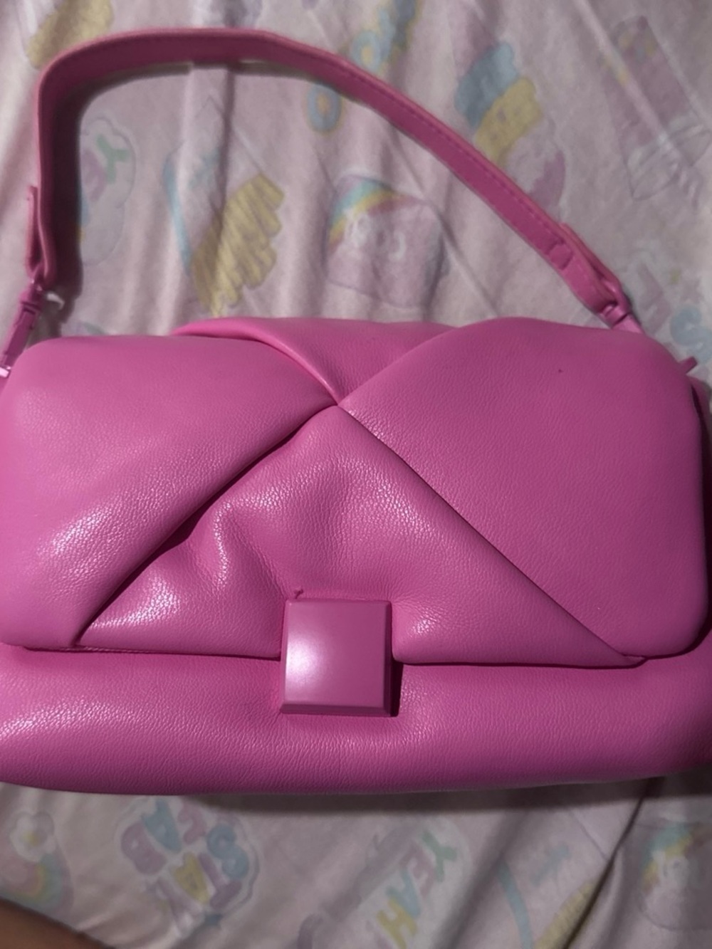 a new day Pink Quilted Mini Shoulder Bag